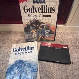 RARE Sega Master System Golvellius complete in box, good shape, not tested